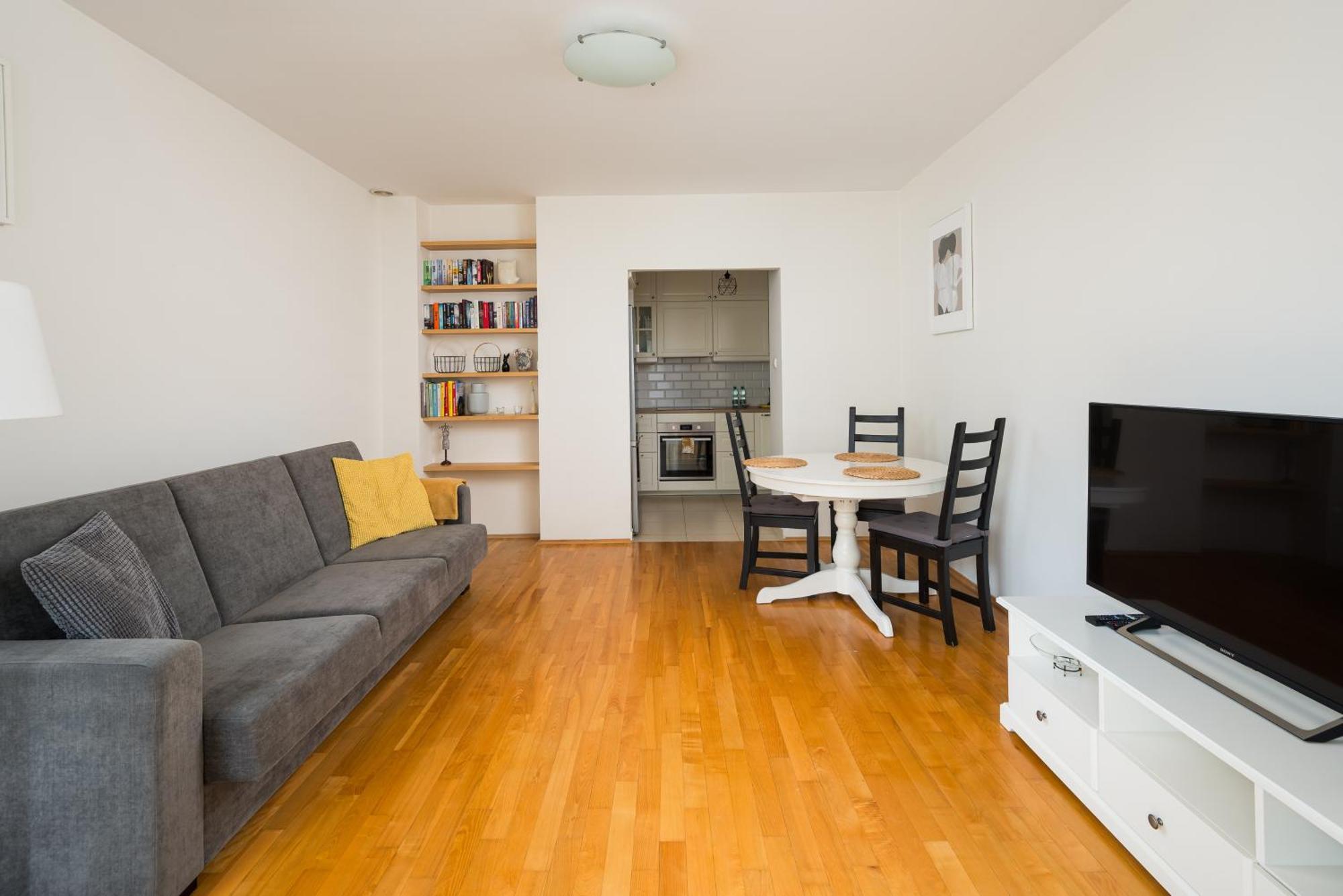 Metro Ksiecia Janusza Cosy Apartment Warschau Exterior foto